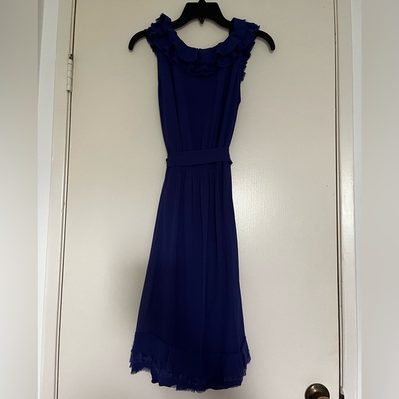 Blue Ruffled Dress - Picture 3 of 9